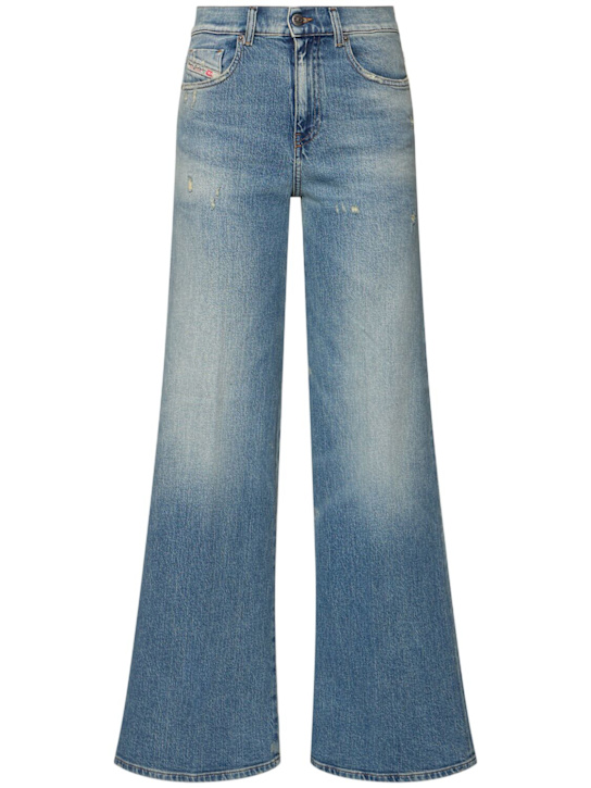 Diesel: 1978 D-Akemi high rise wide jeans - women_0 | Luisa Via Roma
