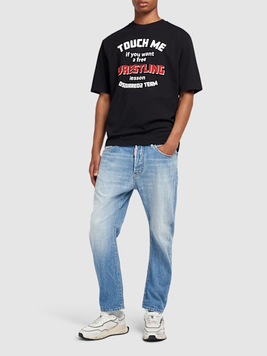 Dsquared2: T-Shirt „Loose Fit“ - men_1 | Luisa Via Roma