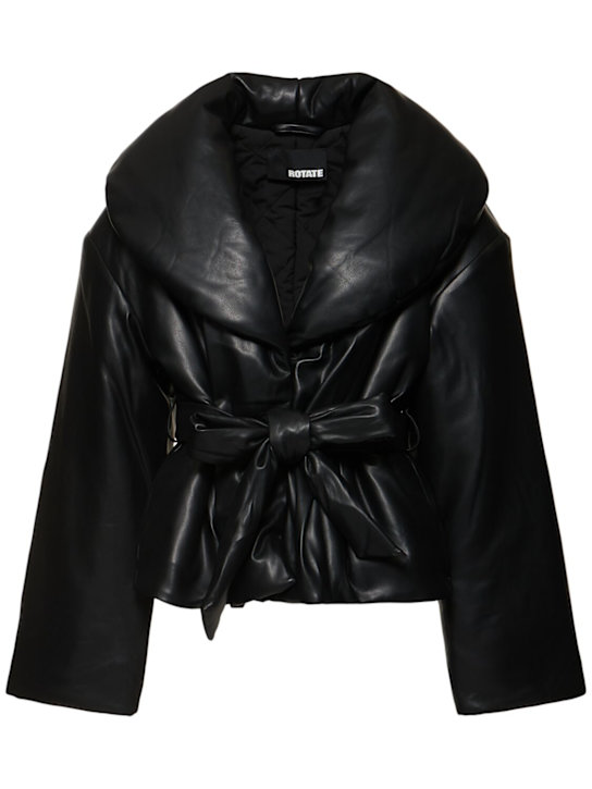 Rotate: Belted puffer jacket - women_0 | Luisa Via Roma