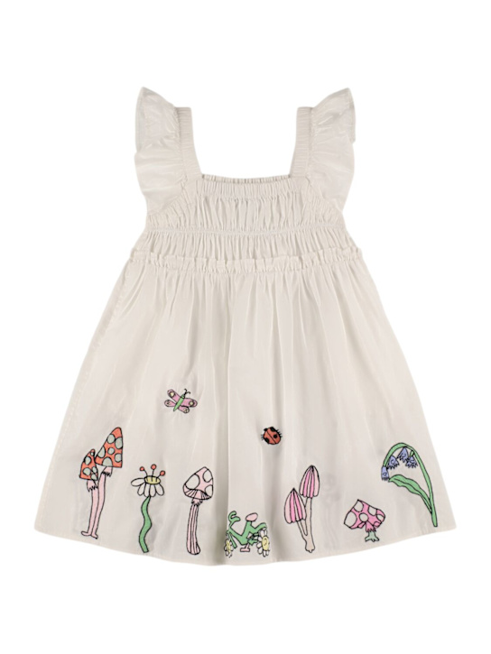 Stella McCartney Kids: コットンポプリンワンピース - kids-girls_0 | Luisa Via Roma