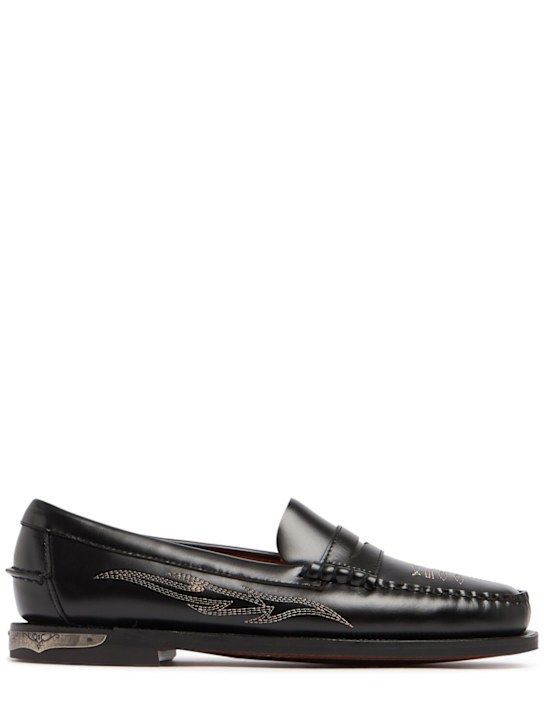 Sebago: Dan El Paso leather loafers - men_0 | Luisa Via Roma