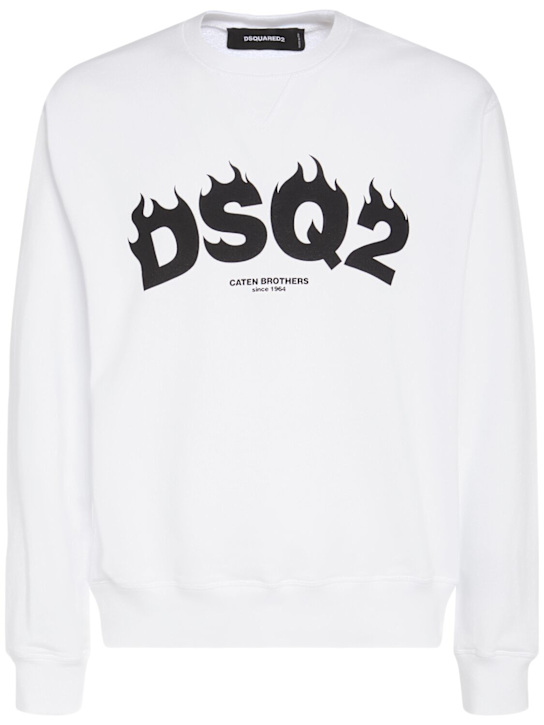 Dsquared2: Cool fit crewneck sweater - men_0 | Luisa Via Roma