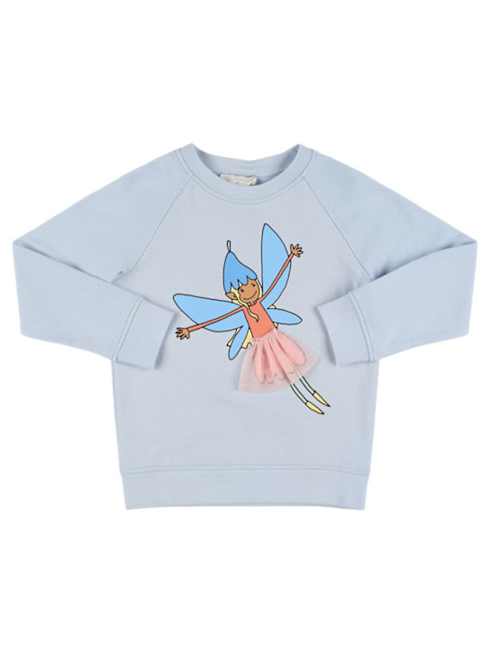 Stella McCartney Kids: コットンスウェットシャツ - kids-girls_0 | Luisa Via Roma
