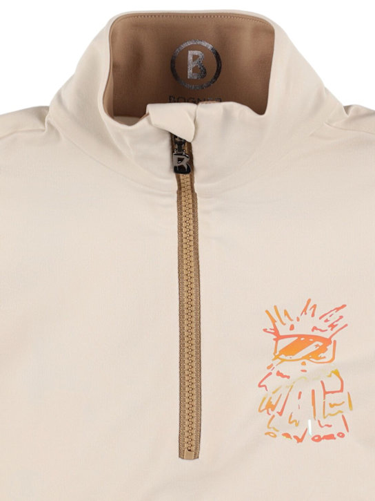 Bogner: Ida logo印花聚酯混纺卫衣 - kids-boys_1 | Luisa Via Roma