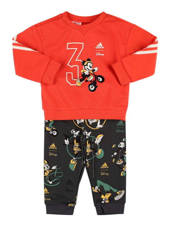 adidas Originals: Mickey Mouse スウェットシャツ＆パンツ - kids-boys_0 | Luisa Via Roma