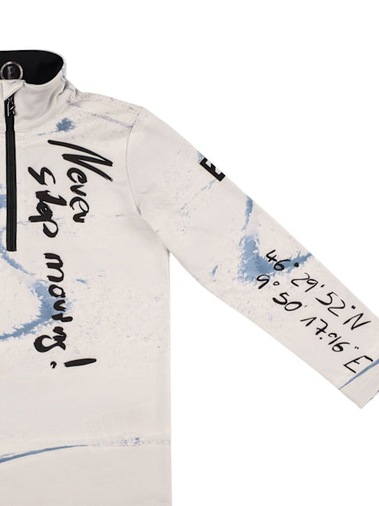 Bogner: Felpa Chris in misto poly con zip - kids-girls_1 | Luisa Via Roma