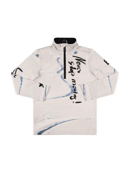 Bogner: Felpa Chris in misto poly con zip - kids-girls_0 | Luisa Via Roma