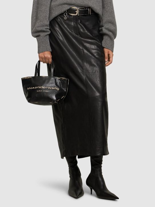 Alexander Wang: Small Punch leather tote bag - women_1 | Luisa Via Roma