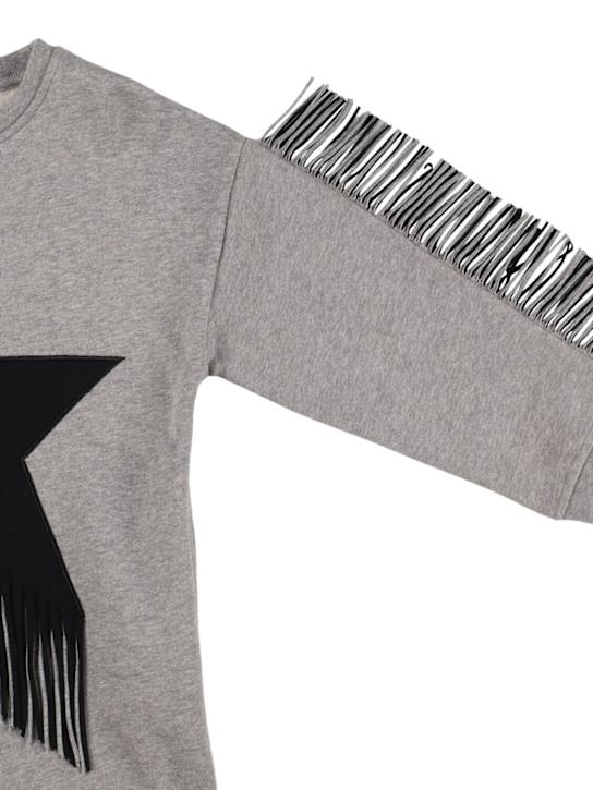 Stella McCartney Kids: コットンスウェットワンピース - kids-girls_1 | Luisa Via Roma