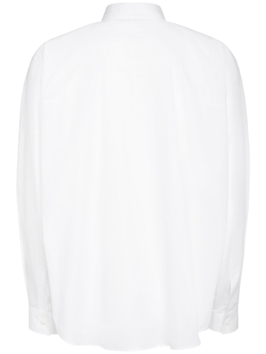 Dsquared2: Maillot de football en coton - Blanc - men_3 | Luisa Via Roma
