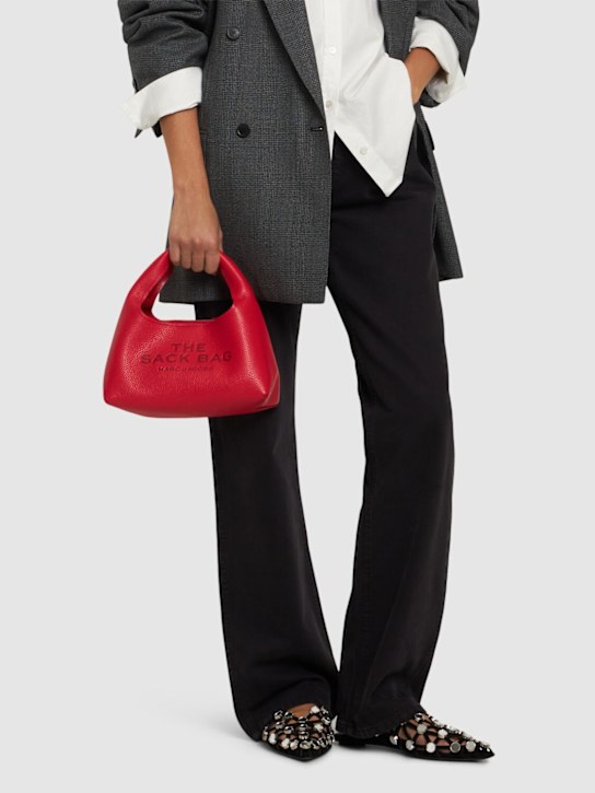 Marc Jacobs: Borsa The Mini Sack in pelle - women_1 | Luisa Via Roma