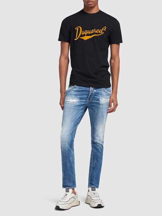 Dsquared2: Jeans skater - Navy - men_1 | Luisa Via Roma