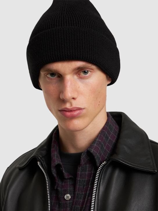 Our Legacy: Wool Knit Beanie - men_1 | Luisa Via Roma