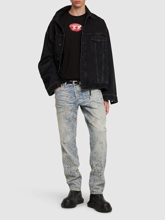 Diesel: 2023 D-Finitive-FSF1 distressed jeans - men_1 | Luisa Via Roma
