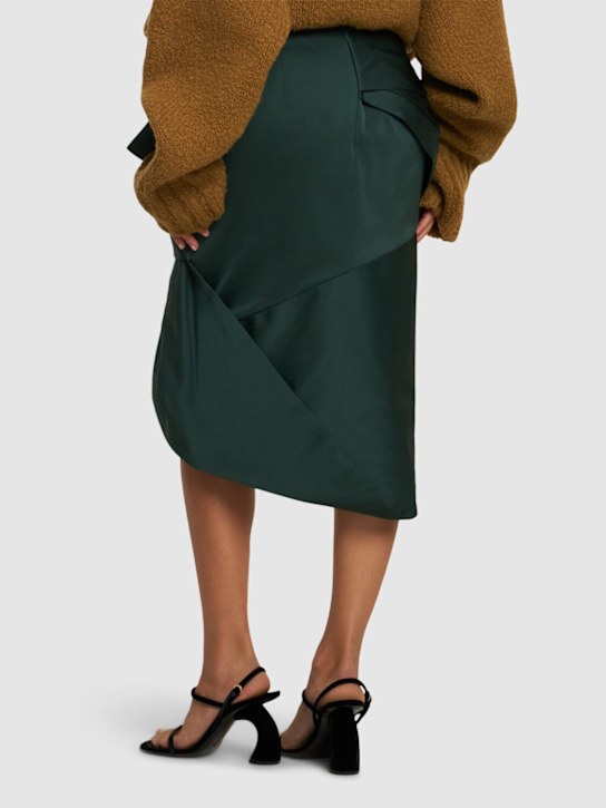 Sispy satin midi skirt - Dries Van Noten - Women  | Luisaviaroma