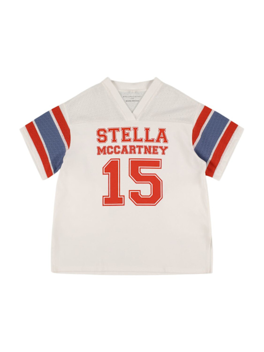 Stella McCartney Kids: コットンジャージーTシャツ - kids-girls_0 | Luisa Via Roma
