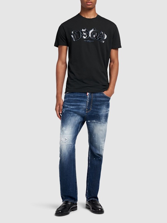Dsquared2: Cigarette fit t-shirt - men_1 | Luisa Via Roma