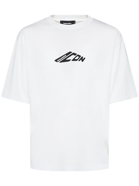 Dsquared2: T-Shirt „Loose Fit“ - men_0 | Luisa Via Roma