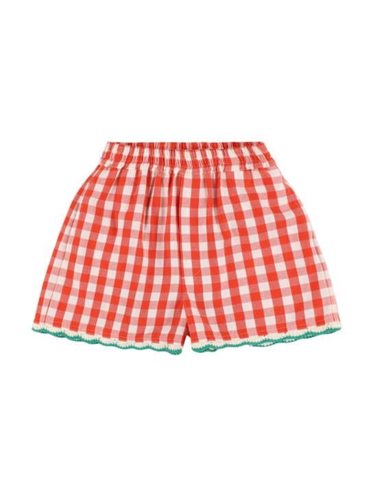 Stella McCartney Kids: コットンクロシェショートパンツ - kids-girls_0 | Luisa Via Roma