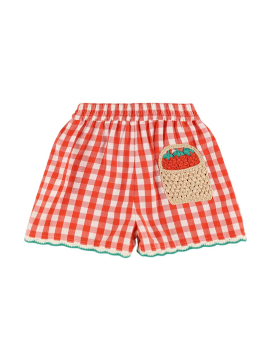 Stella McCartney Kids: コットンクロシェショートパンツ - kids-girls_1 | Luisa Via Roma