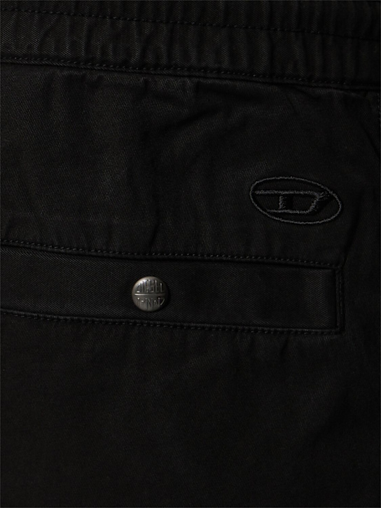 Diesel: Cotton twill cargo pants - men_1 | Luisa Via Roma