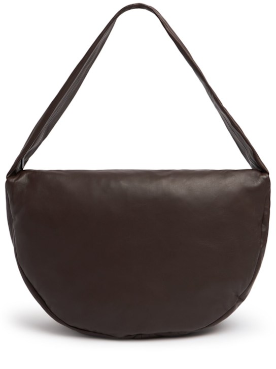 St. Agni: Large Crescent soft leather bag - women_0 | Luisa Via Roma