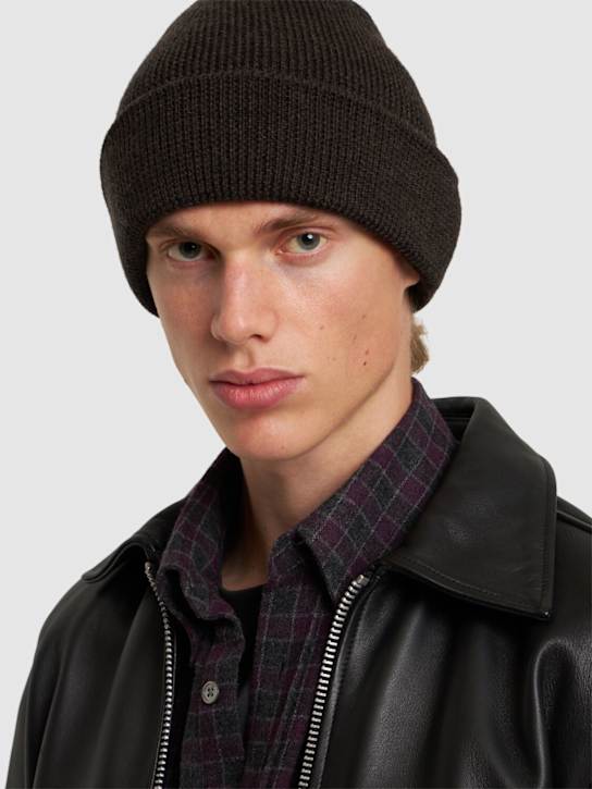 Our Legacy: Wool Knit Beanie - men_1 | Luisa Via Roma