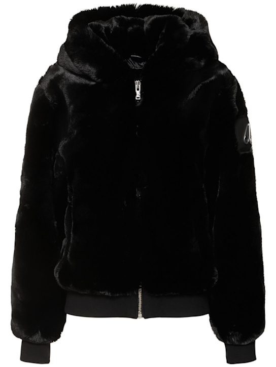 Moose Knuckles: Portland Bunny hooded jacket - women_0 | Luisa Via Roma