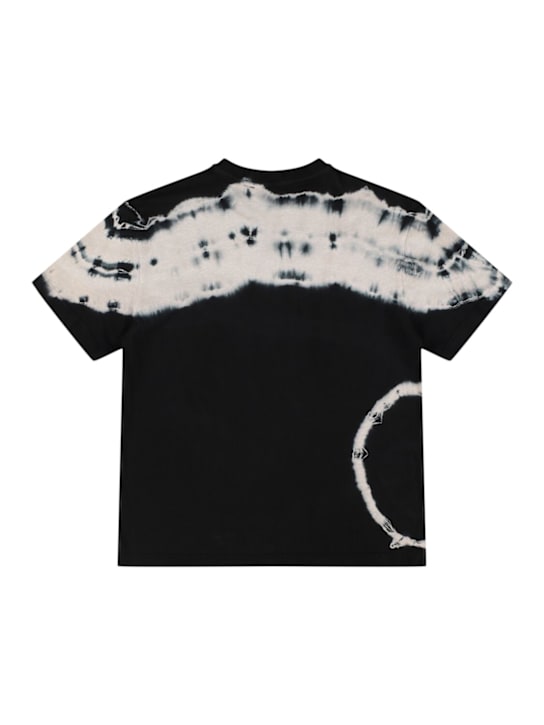 MSGM: Printed cotton jersey t-shirt - Grey - kids-boys_2 | Luisa Via Roma
