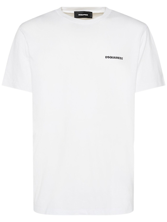 Dsquared2: Cool fit cotton t-shirt - men_0 | Luisa Via Roma