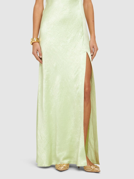 Valentino Garavani: Sandali Vlogo in cotone e pelle 40mm - women_1 | Luisa Via Roma
