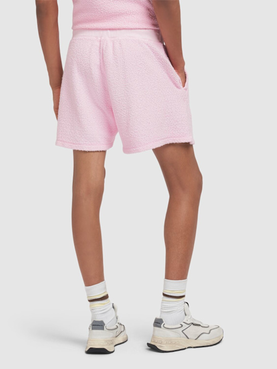 Dsquared2: Cotton sport shorts - Pink - men_2 | Luisa Via Roma