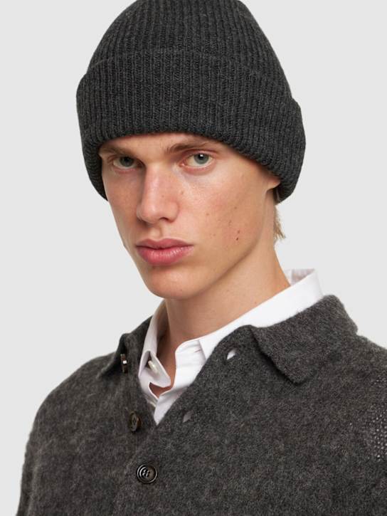 Our Legacy: Wool Knit Beanie - men_1 | Luisa Via Roma