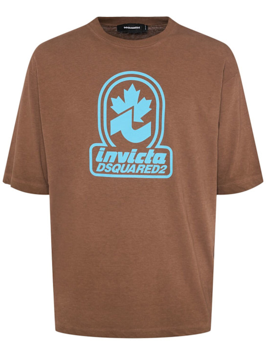 Dsquared2: Invicta loose fit t-shirt - men_0 | Luisa Via Roma