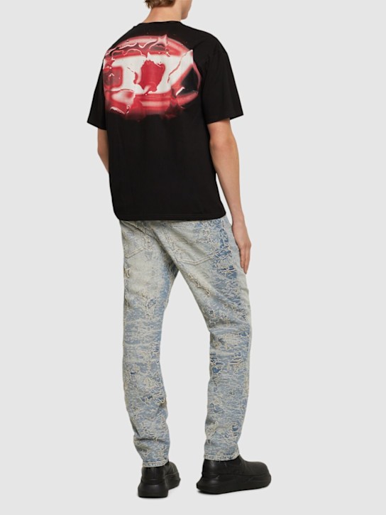 Diesel: Printed logo t-shirt - men_1 | Luisa Via Roma