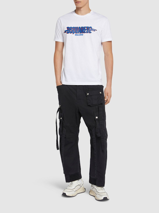 Dsquared2: Cool fit t-shirt - White - men_1 | Luisa Via Roma