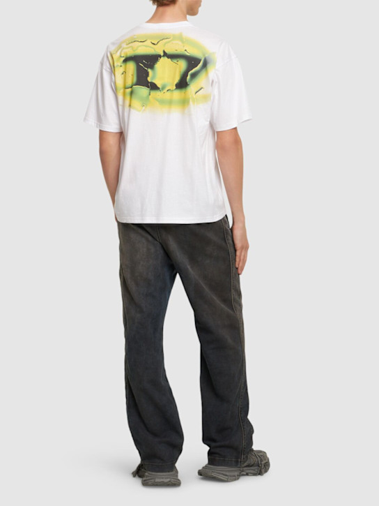 Diesel: Printed logo t-shirt - men_1 | Luisa Via Roma