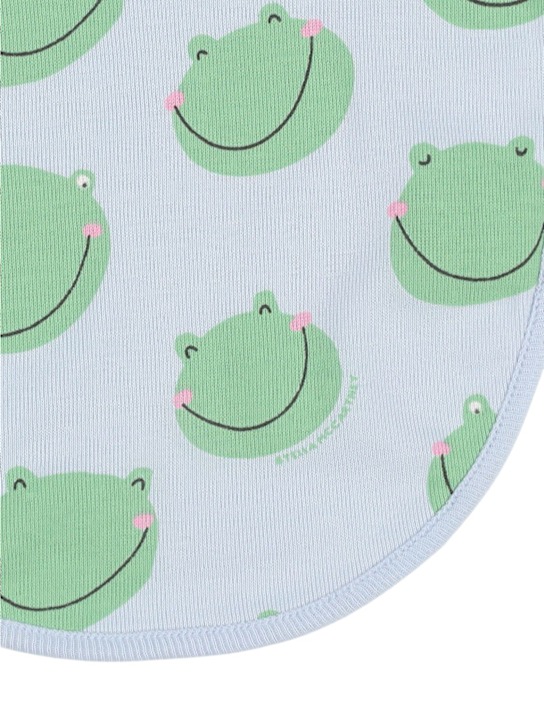 Stella McCartney Kids: Set: 2 Lätzchen aus Baumwolle mit Druck - Bunt - kids-girls_1 | Luisa Via Roma