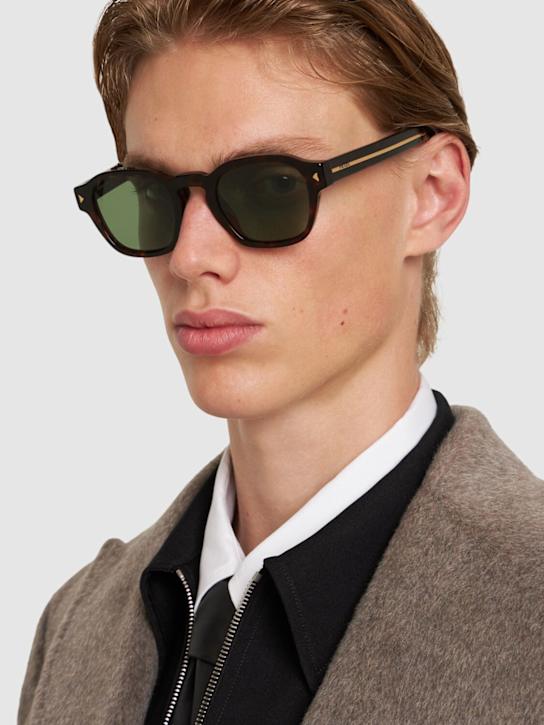 Prada: Square acetate sunglasses - men_1 | Luisa Via Roma