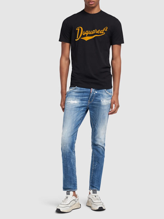 Dsquared2: Cool Fit コットンTシャツ - men_1 | Luisa Via Roma