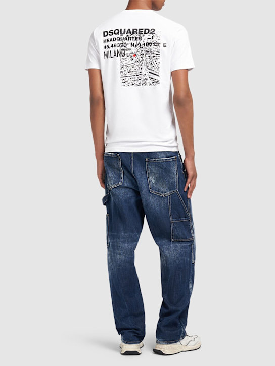 Dsquared2: Cool fit cotton t-shirt - men_1 | Luisa Via Roma
