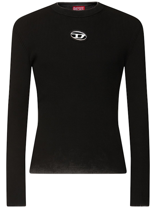 Diesel: Maglia girocollo a maniche lunghe K-Darin - men_0 | Luisa Via Roma