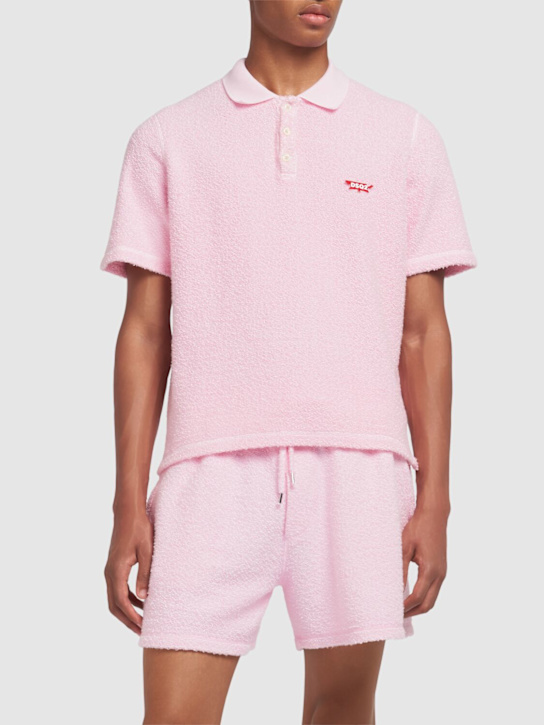 Dsquared2: Tennis fit polo - Pink - men_2 | Luisa Via Roma
