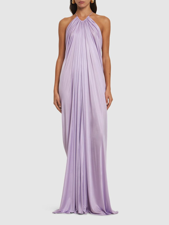 Tom Ford: Viscose jersey long dress - women_1 | Luisa Via Roma