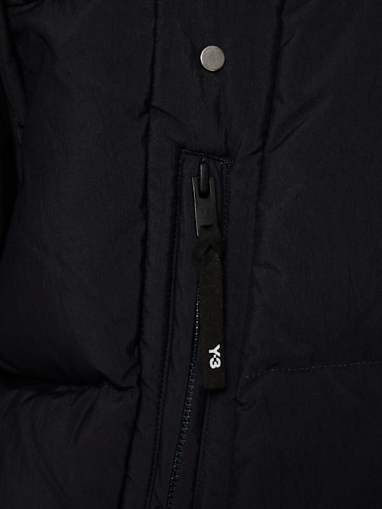 Y-3: Recycled tech down jacket - men_4 | Luisa Via Roma