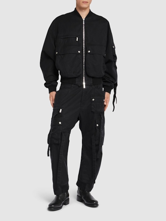 Dsquared2: Utility-Bomberjacke - Schwarz - men_1 | Luisa Via Roma