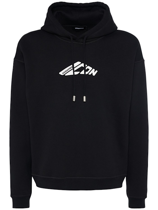 Dsquared2: Relax fit hoodie - men_0 | Luisa Via Roma