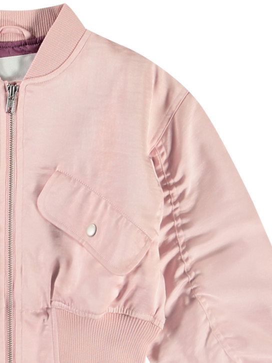 Molo: ナイロンボンバージャケット - kids-girls_1 | Luisa Via Roma