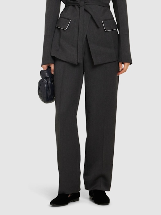 Max Mara: 10mm Velvet slippers - women_1 | Luisa Via Roma