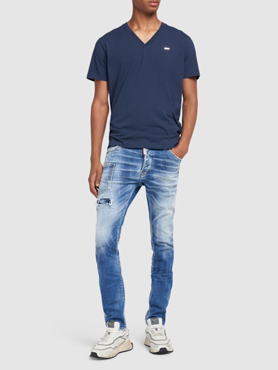 Dsquared2: T-Shirt aus Baumwolle mit Druck - men_1 | Luisa Via Roma